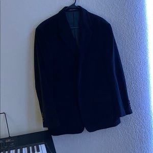 men’s black corduroy blazer